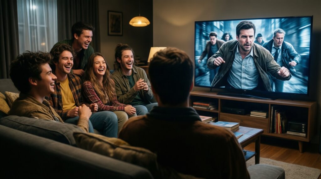 Топ фильмов для просмотра вдвоём/с друзьями/в одиночку: подборки по настроению - иллюстрация