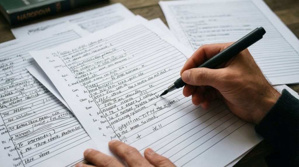 Разбор сценария: как устроены повороты, темп и арки персонажей - иллюстрация